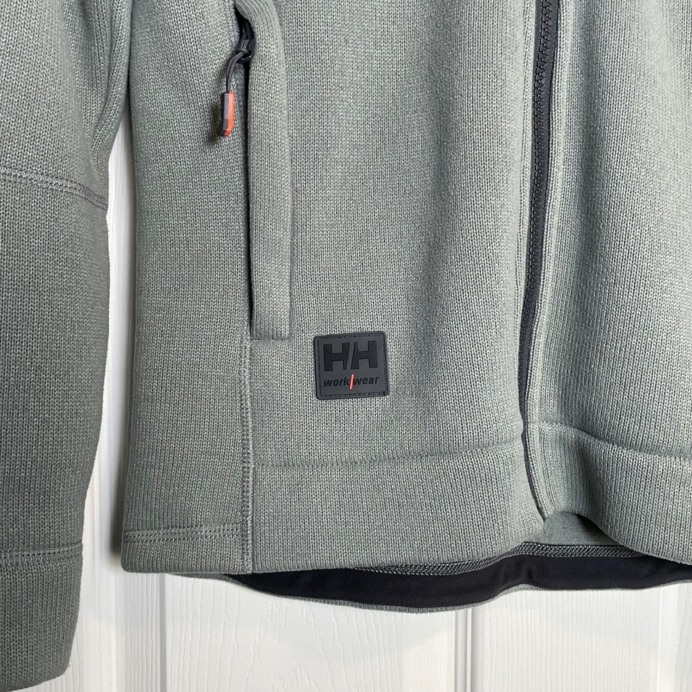 Helly Hansen Workwear Polartec Women's Fleece Jacket‎ XS Gray Full Zip Cascade - Picture 12 of 16